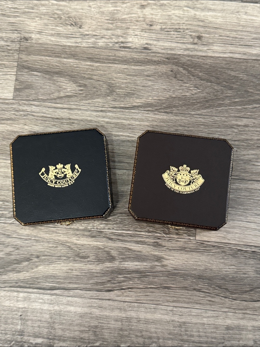 Vintage Juicy Couture jewelry boxes bundle of 2